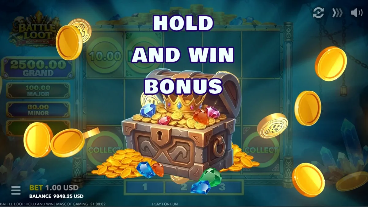 Cena de batalha épica em Battle Loot: Hold and Win com anões e tesouros