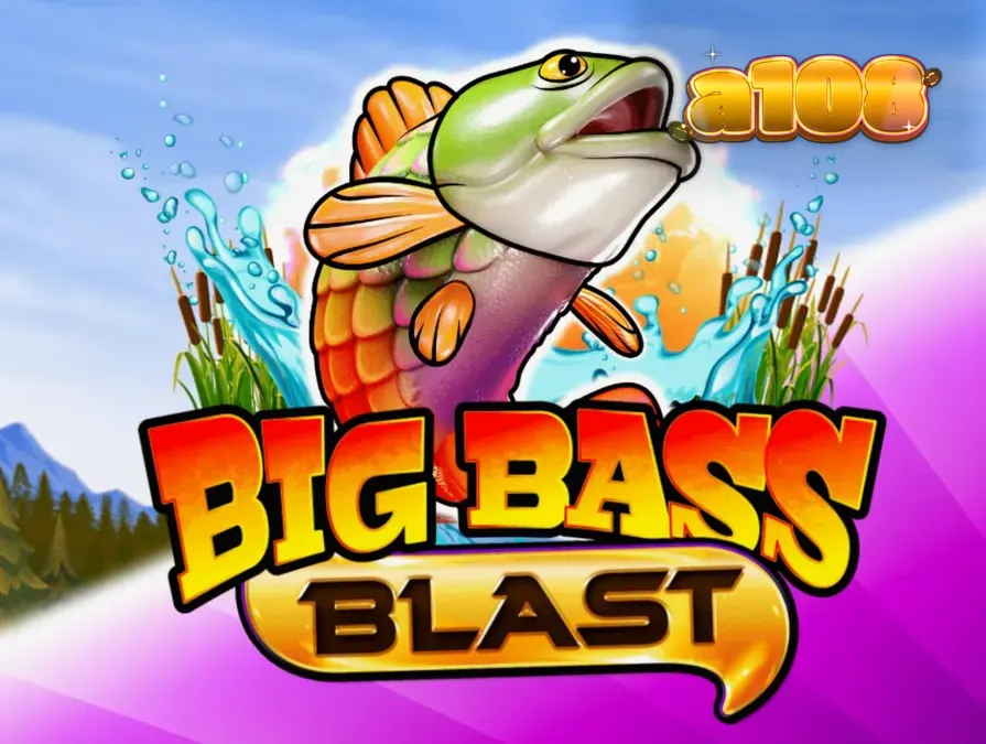 Interface do jogo Big Bass Blast em um dispositivo móvel